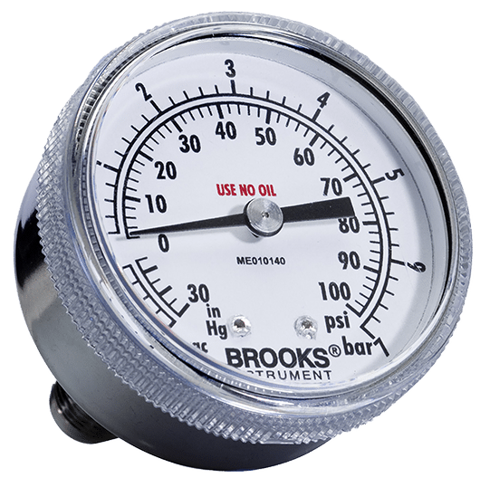 Brooks Instrument 122 Series Mechanical Pressure Gauges